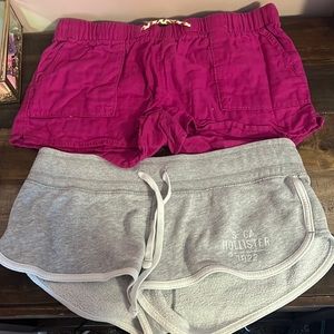Shorts size small. Top ones NWOT